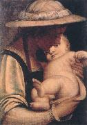 CAMBIASO, Luca Virgin and Child gfh USA oil painting artist